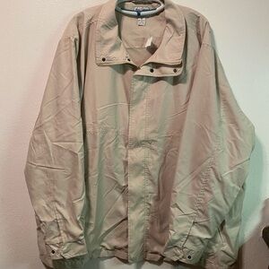 Fox Fire SportsWear Jacket Mens 2XT Tall Water Resistant Full Zip Pockets‎ New